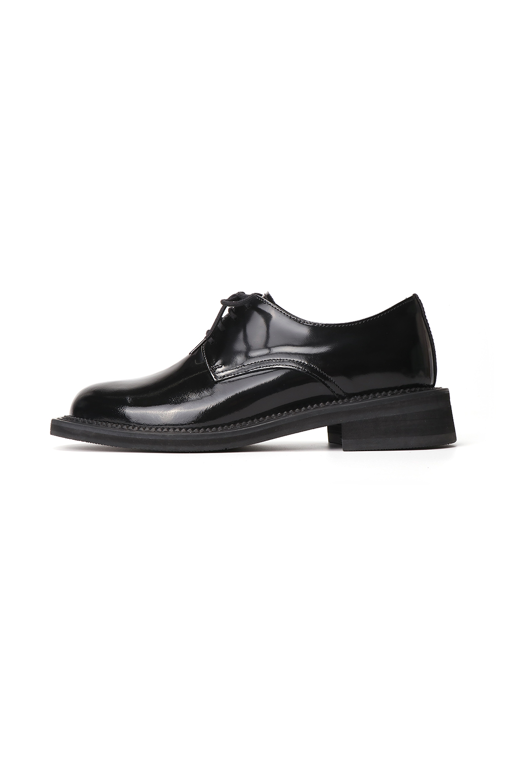 MALO ROUND DERBY SHOES [BLACK]